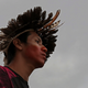 Indigenous people are particularly at risk. This indigenous man from the Guarani Mbya community in Brazil was protesting to have his people’s voice heard in a land rights dispute in February 2019.